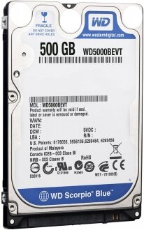 WD Scorpio Blue (WD5000BEVT) HDD kullananlar yorumlar